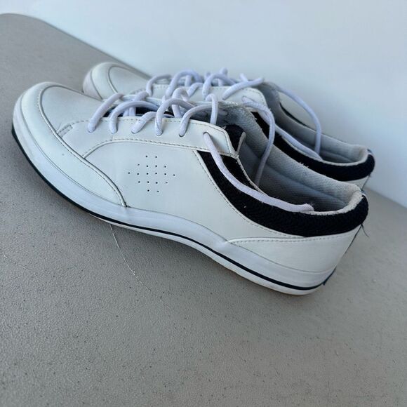 Ladies Size 9 Keds Rebel White Leather Sneaker Workout Casual - Picture 4 of 8